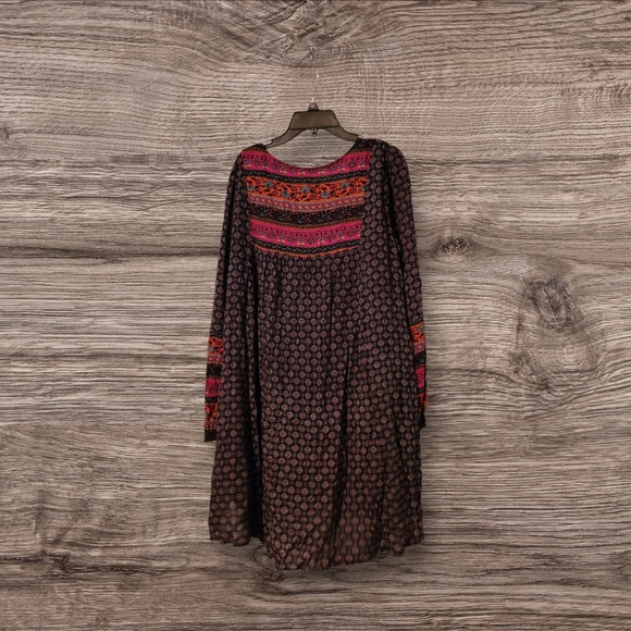 entro Boho Floral Long Sleeve Dress Size Small - Picture 9 of 9